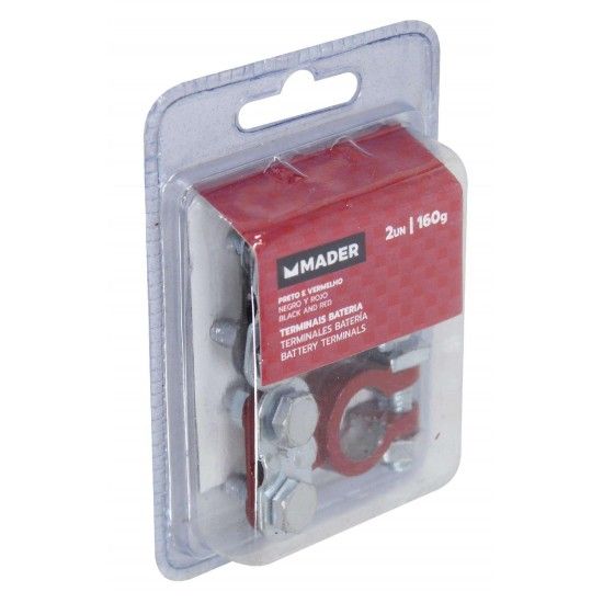 Terminais de Bateria, 160g, 2Un ref 63261 MADER