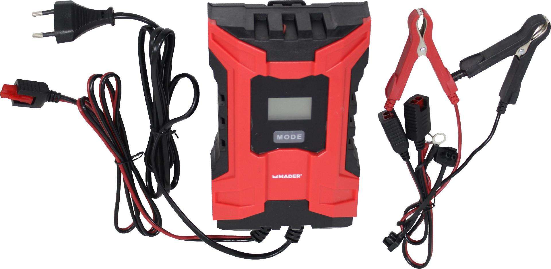 Carregador de Baterias Inteligente, 2-6A, 6-12V refª 63246 MADER