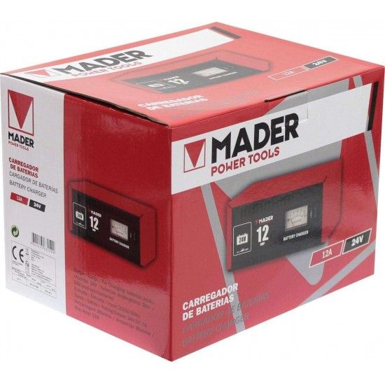 Carregador de Bateria, 12A, 24V refª 63259 MADER Carregador de Bateria, 12A, 24V refª 63259 MADER