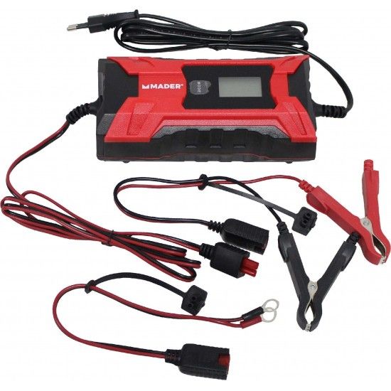 Carregador de Baterias Inteligente, 2-4A, 6-12V ref 63245 MADER