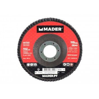 Disco Lamelas, Zircnio, 115mm, GR40 ref 63240 MADER