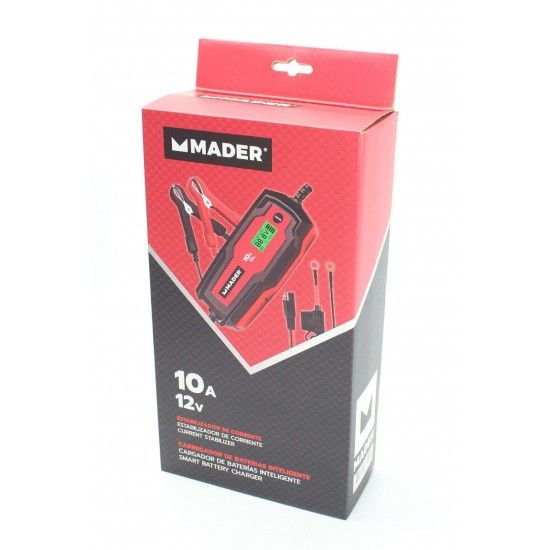 Carregador de Baterias Inteligente, 10A, 12V ref 63244 MADER