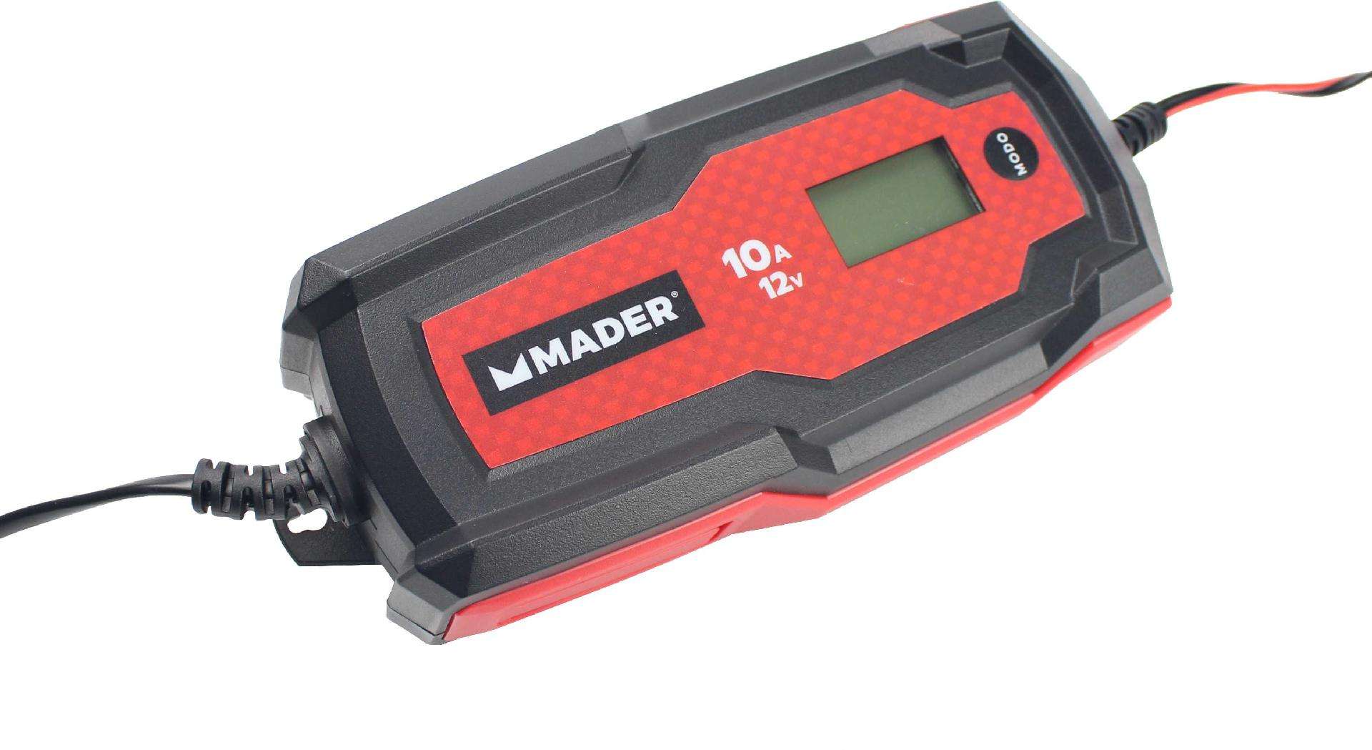 Carregador de Baterias Inteligente, 10A, 12V refª 63244 MADER