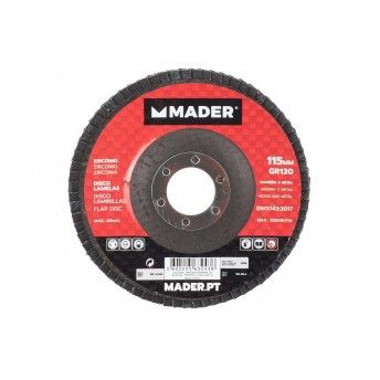 Disco Lamelas, Zircnio, 115mm, GR120 ref 63243 MADER