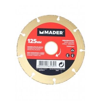 Disco Diamantado Carbide, 125mm ref 63239 MADER