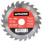Disco Tungst�nio, Corte Madeira, 190mm, 24D ref� 63237 MADER