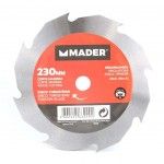 Disco Tungstnio, Corte Madeira para Rebarbadora, 230mm ref 63229 MADER