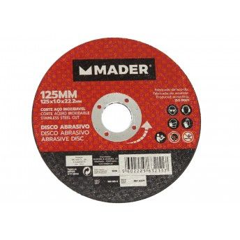 Disco Abrasivo, Corte Ao Inox, 125mm ref 63211 MADER