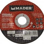 Disco Abrasivo, Corte Pedra, 3x22.2x115mm refª 63220 MADER Disco Abrasivo, Corte Pedra, 3x22.2x115mm refª 63220 MADER