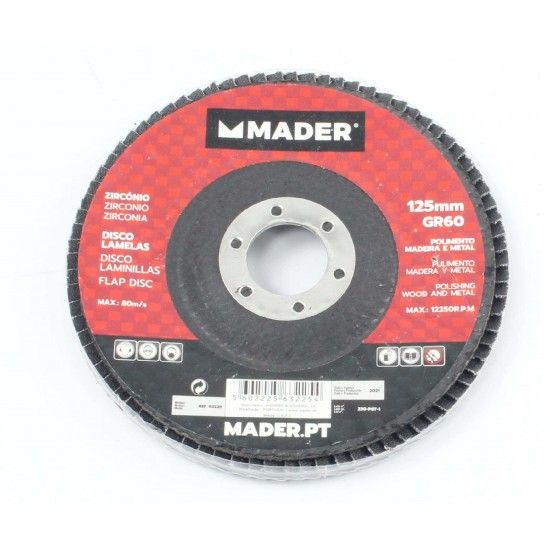 Disco Lamelas, Zircnio, 125mm, GR60 ref 63225 MADER