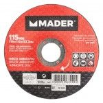 Disco Abrasivo, Corte Aço Inox, 115mm, 10un refª 63209 MADER Disco Abrasivo, Corte Aço Inox, 115mm, 10un refª 63209 MADER
