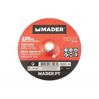 Disco Abrasivo, Corte Metal, 230mm ref. 63203 MADER