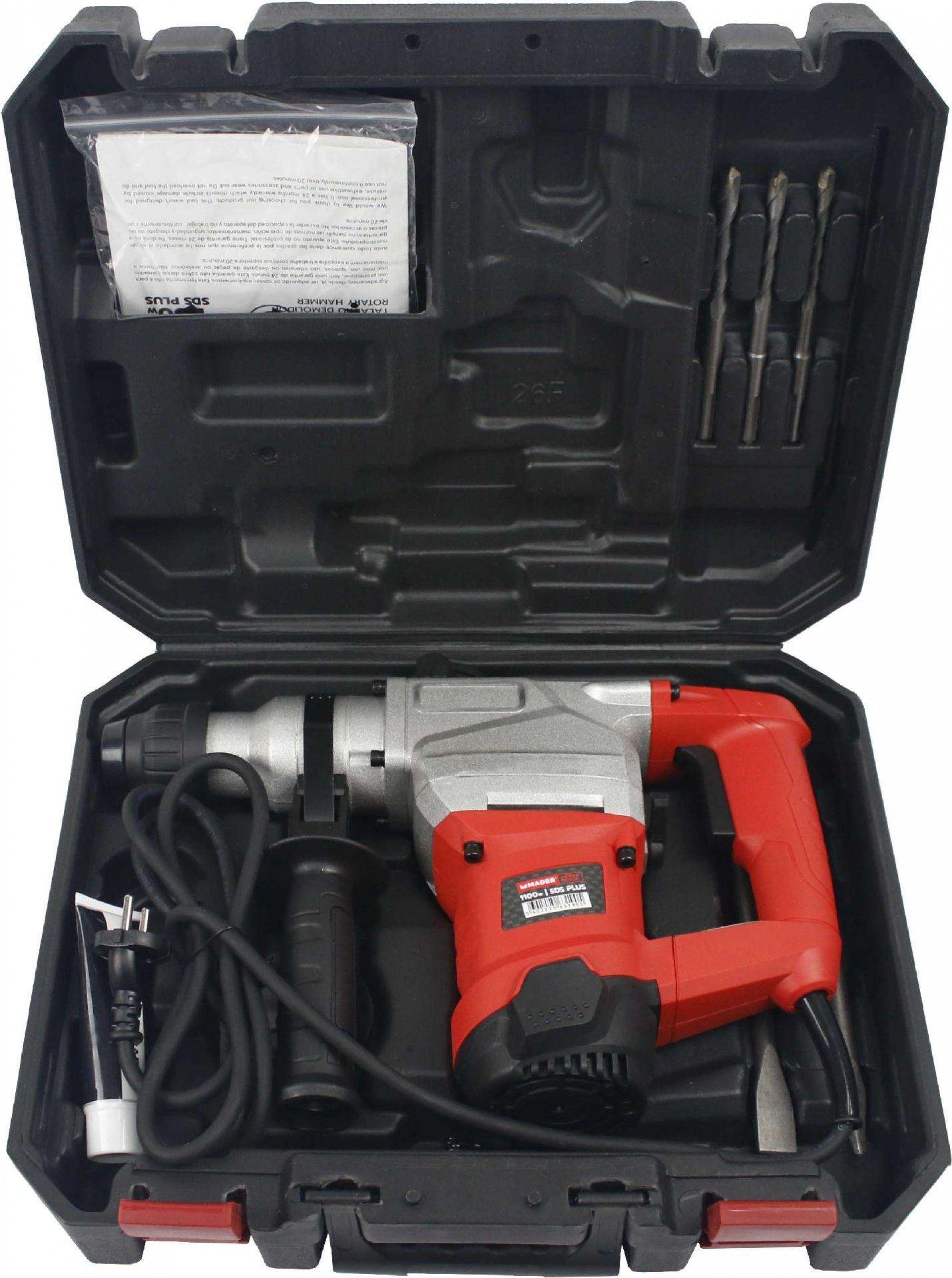 Berbequim Demolidor, 1100W, SDS Plus refª 63190 MADER