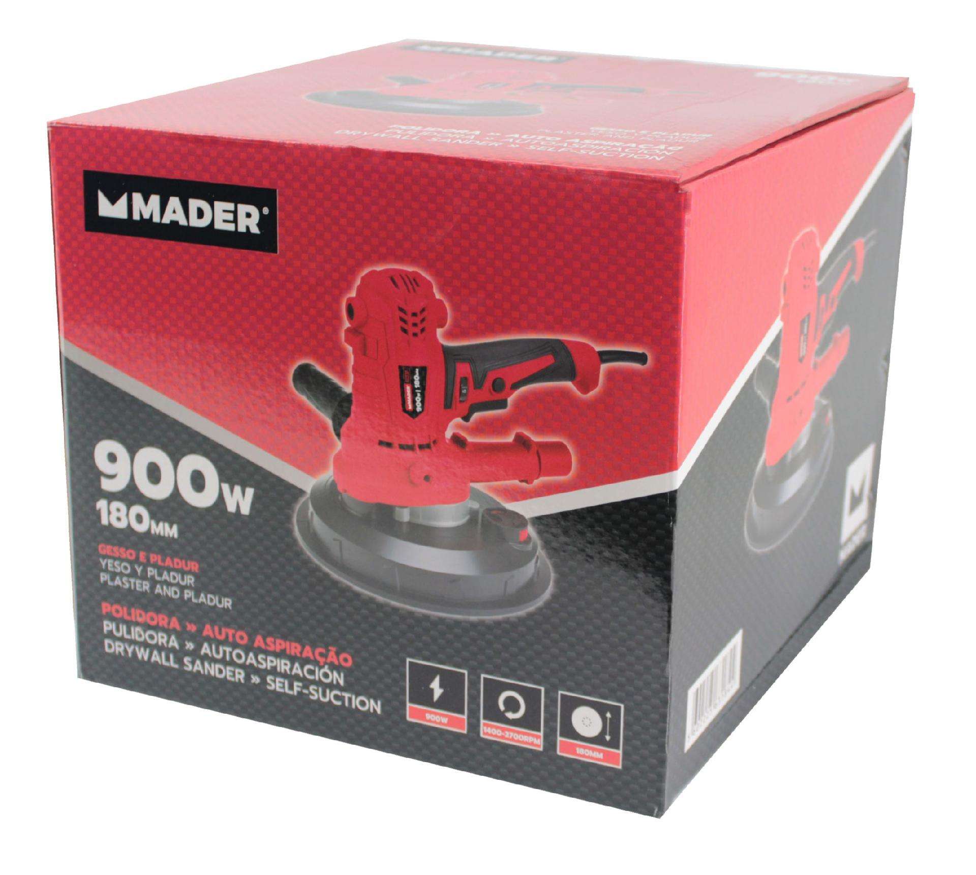 Polidora Elétrica, com Aspirador, 900W refª 63184 MADER