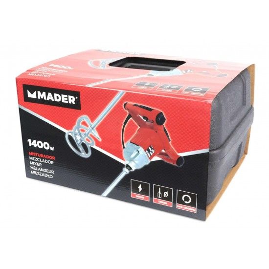 Misturador Elétrico, 1400W, 850RPM refª 63181 MADER Misturador Elétrico, 1400W, 850RPM refª 63181 MADER