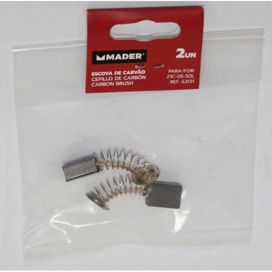 Escova Carvão, para Berbequim 63131 refª 63164 MADER Escova Carvão, para Berbequim 63131 refª 63164 MADER