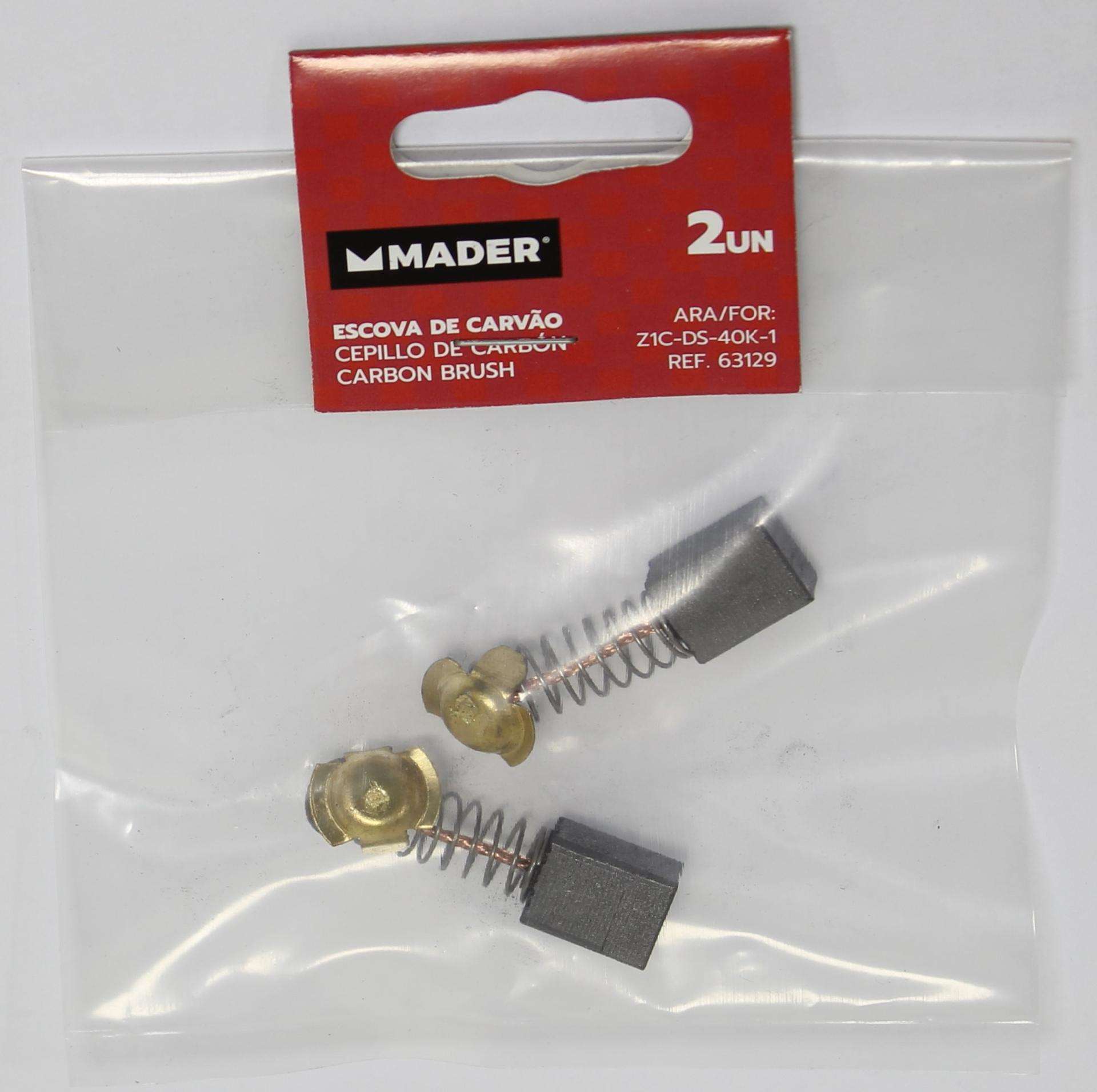 Escova Carvão, para Berbequim 63129 refª 63162 MADER
