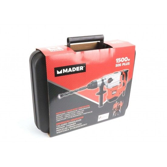 Berbequim Perfurador - Rotativo - Demolidor, 1500W, SDS PLUS refª 63130 MADER Berbequim Perfurador - Rotativo - Demolidor, 1500W, SDS PLUS refª 63130 MADER