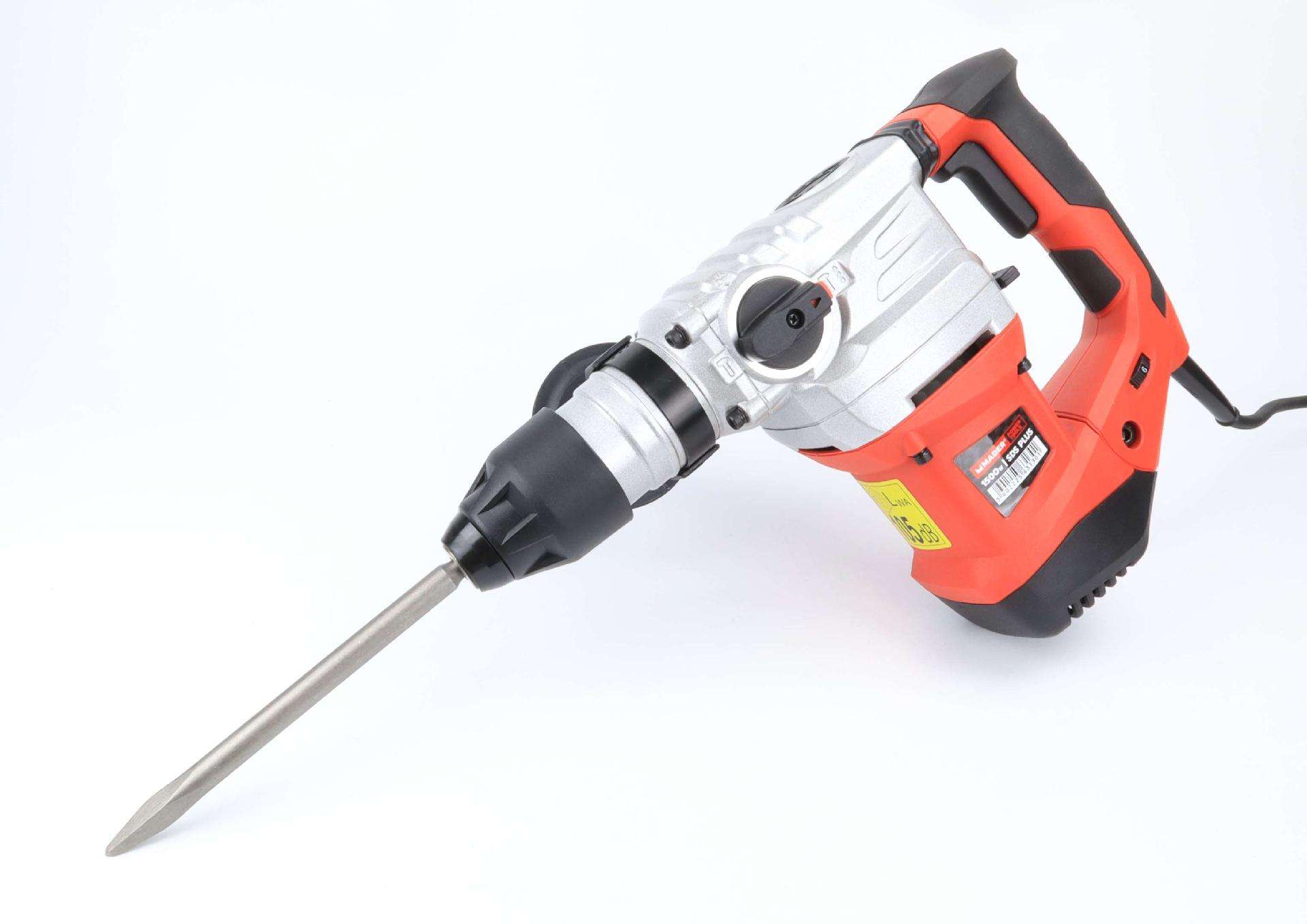 Berbequim Perfurador - Rotativo - Demolidor, 1500W, SDS PLUS refª 63130 MADER