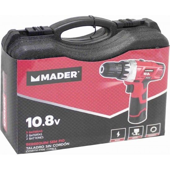 Berbequim sem Fios, com 2 Baterias, 10.8V, 2AH refª 63126 MADER Berbequim sem Fios, com 2 Baterias, 10.8V, 2AH refª 63126 MADER