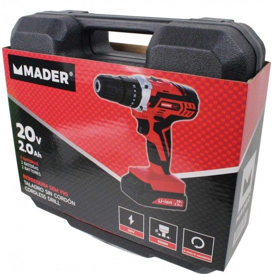Berbequim sem Fios, 20V, 10mm ref 63107 MADER