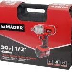 Aparafusadora de Impacto sem Fio, 430Nm, 20V, 1/2 ref� 63102 MADER