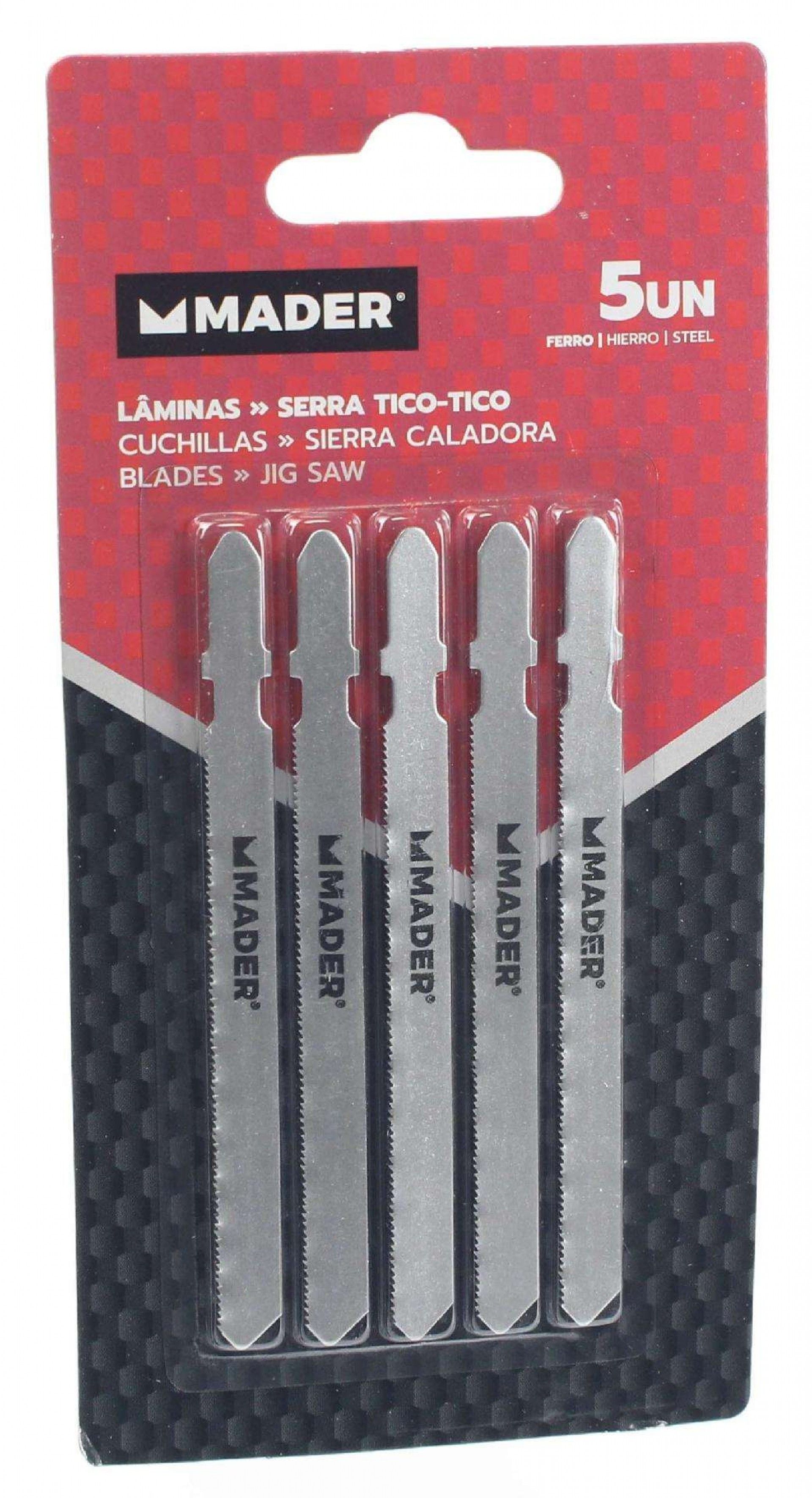 Lâmina para Ferro, para Serra Tico-Tico, 5Un refª 63091 MADER