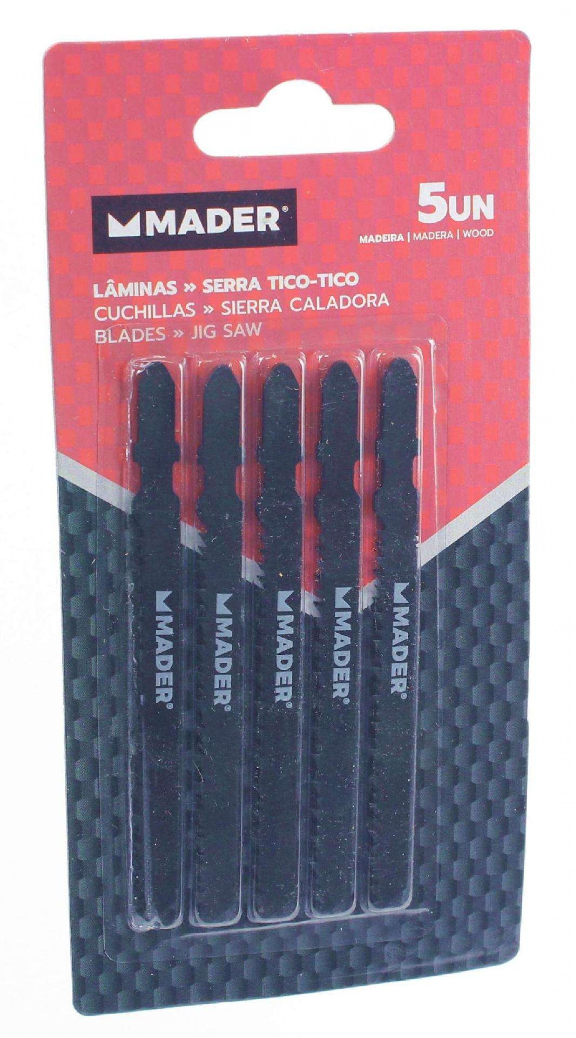 Lâmina para Madeira, para Serra Tico-Tico, 5Un refª 63090 MADER
