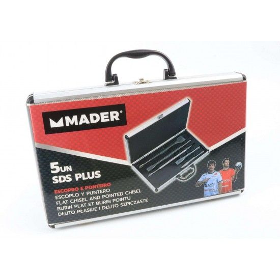 Escopro e Ponteiro, SDS Plus, 5un ref 63014 MADER