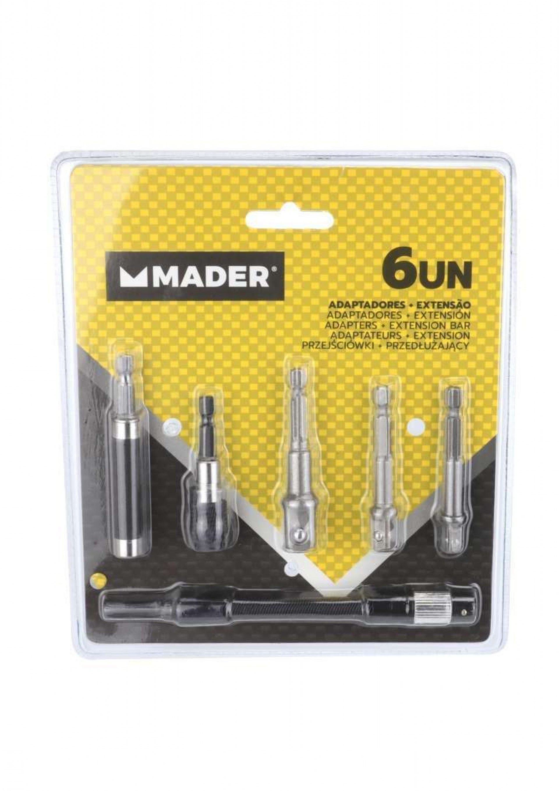 Adaptador com Extensão, 6Un refª 61725 MADER