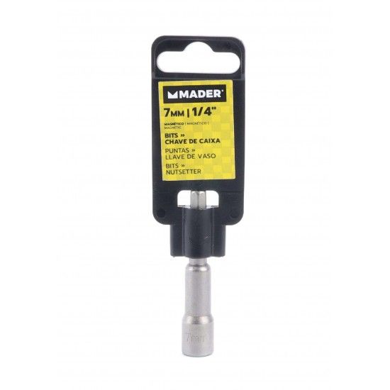 Bit � Chave de Caixa, Magn�tico, 7mm ref� 61700 MADER