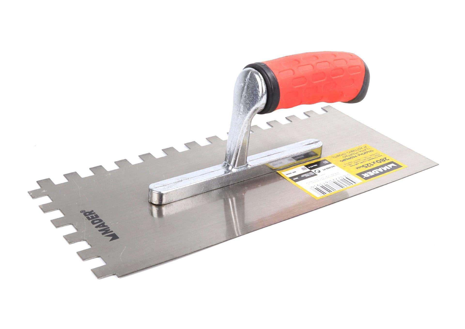 Talocha de Pedreiro, Dentada, Aço Carbono, 280x125mm refª 61595 MADER