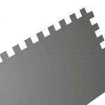Talocha Pedreiro, Dentada, Inox, 500x130mm ref 61596 MADER