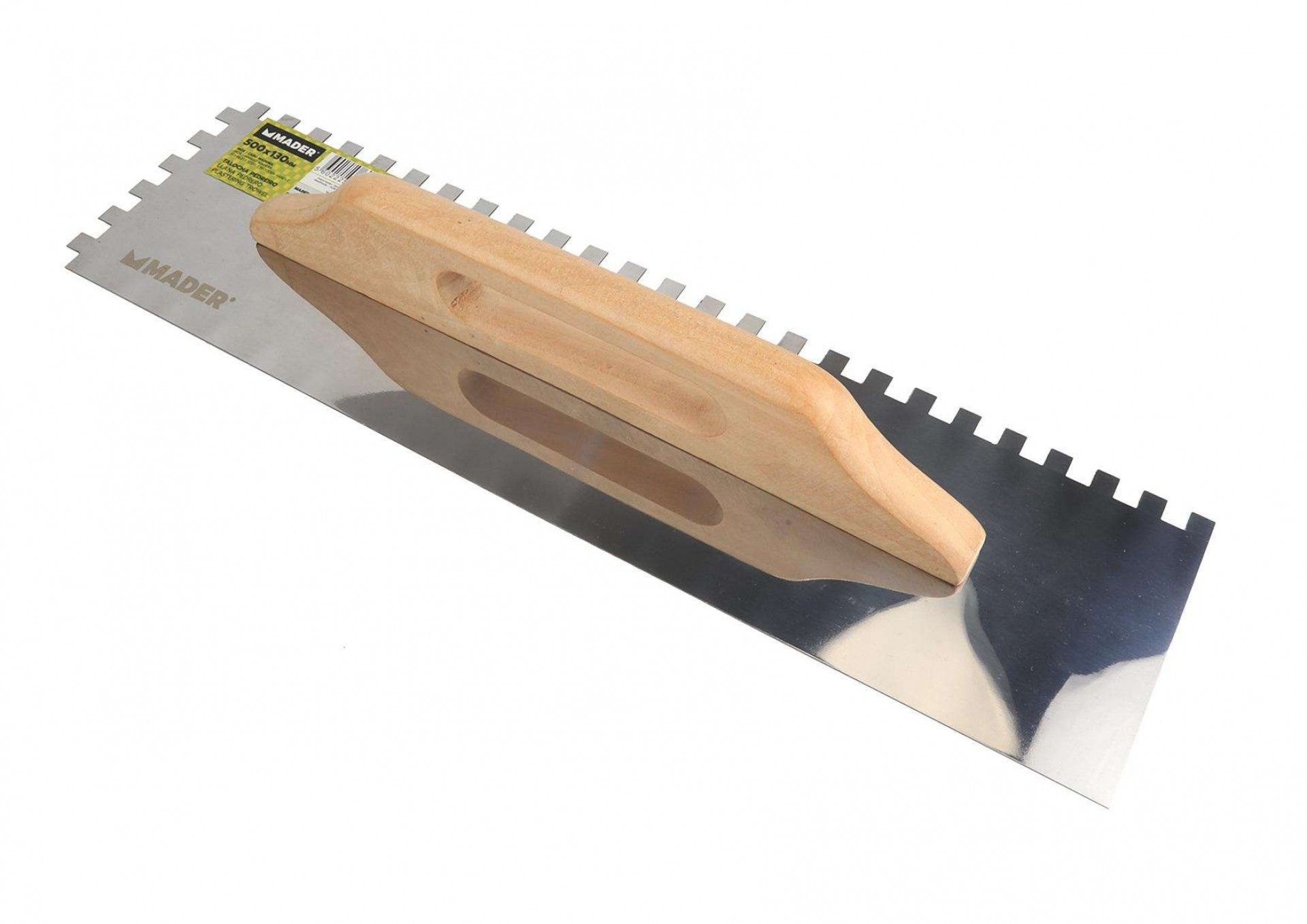 Talocha Pedreiro, Dentada, Inox, 500x130mm refª 61596 MADER