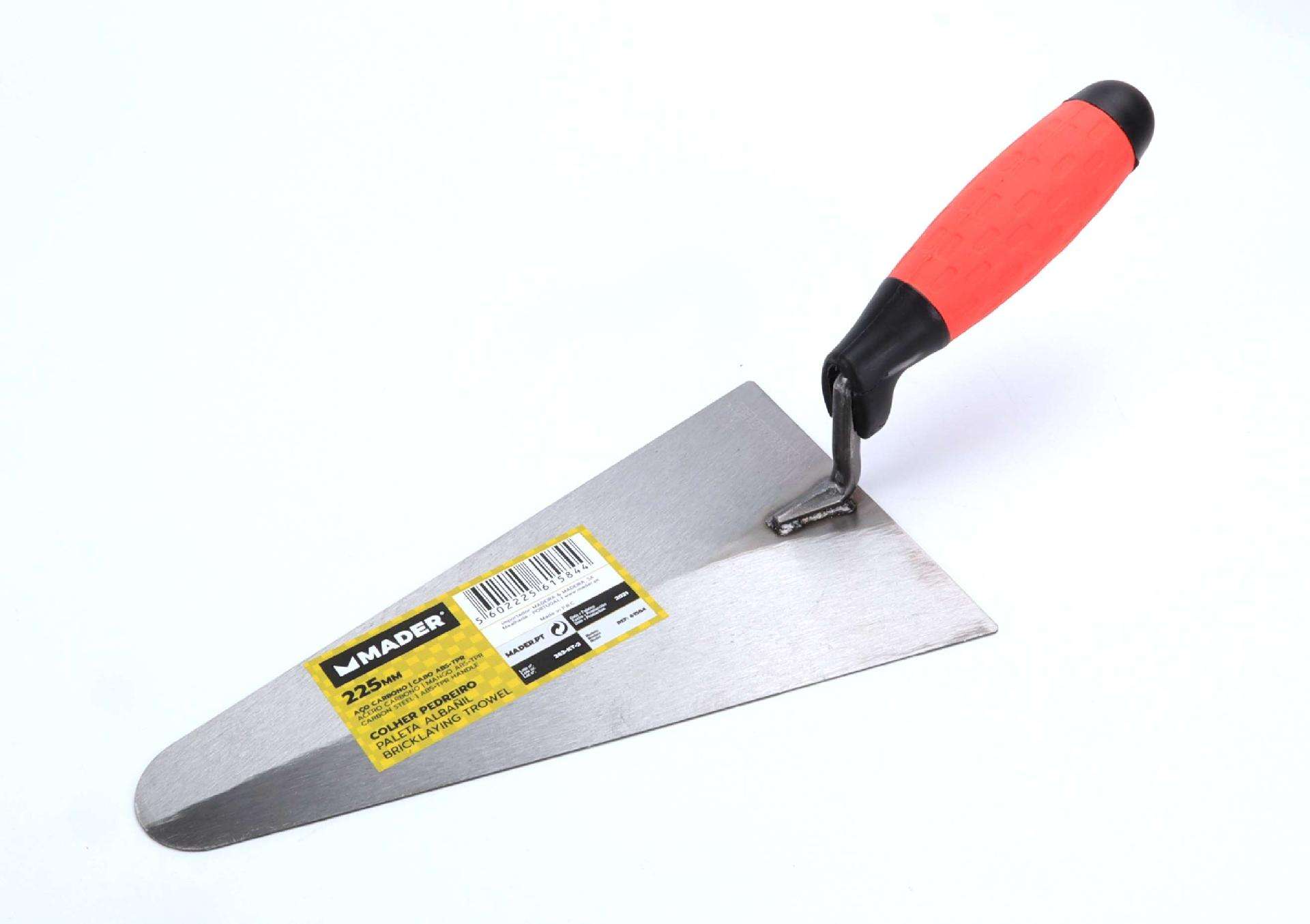 Colher de Pedreiro, Aço Carbono, 225mm refª 61584 MADER