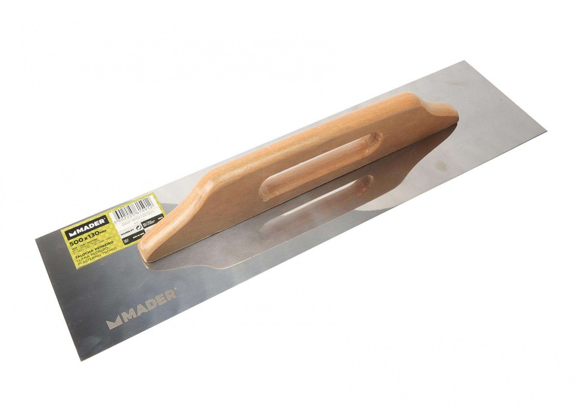 Talocha Pedreiro, Lisa, Inox, 500x130mm refª 61591 MADER