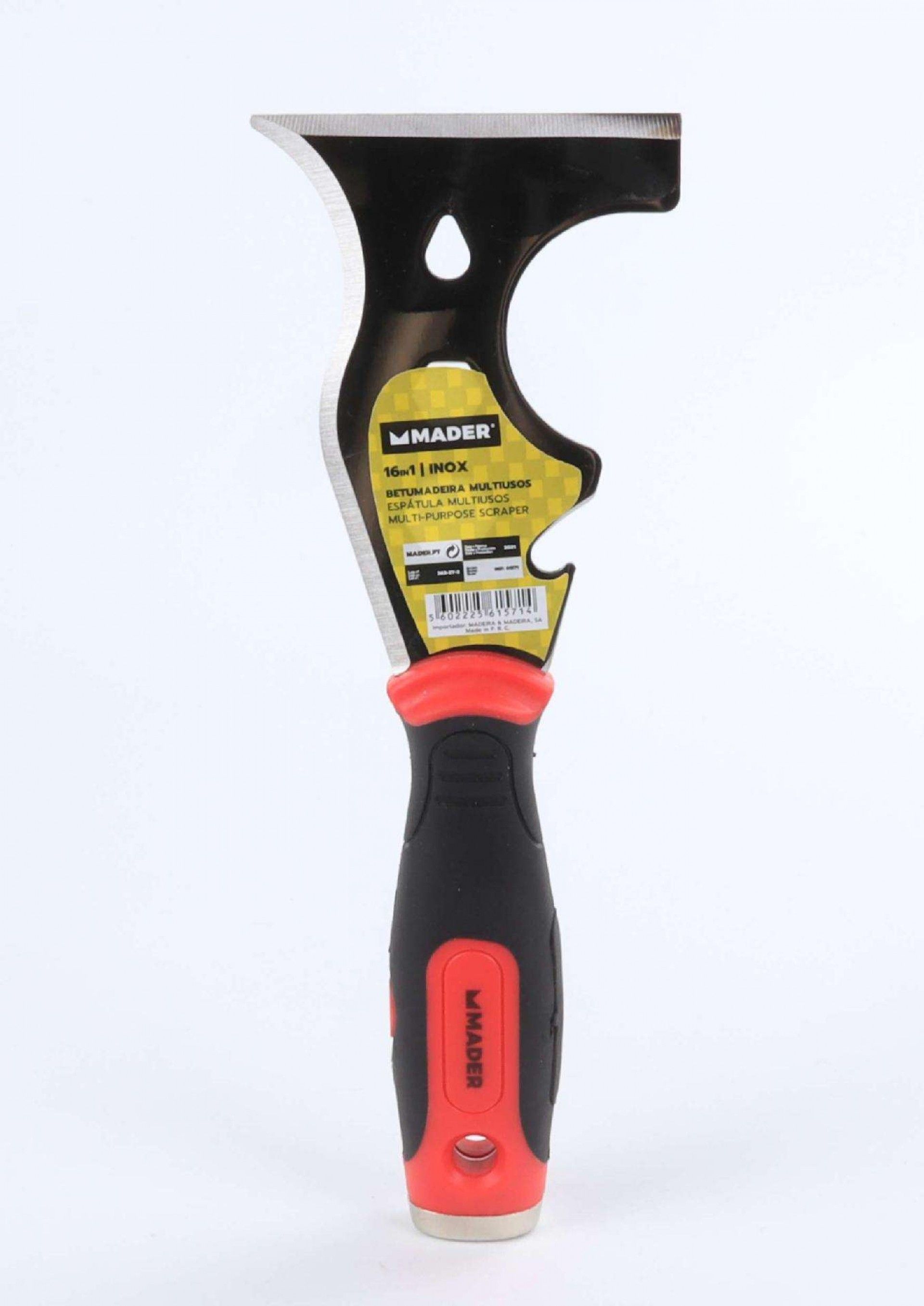 Betumadeira, INOX, 16 em 1 refª 61571 MADER