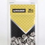 Porcas de Rebite, M4x11, 35 Un refª 61541 MADER Porcas de Rebite, M4x11, 35 Un refª 61541 MADER