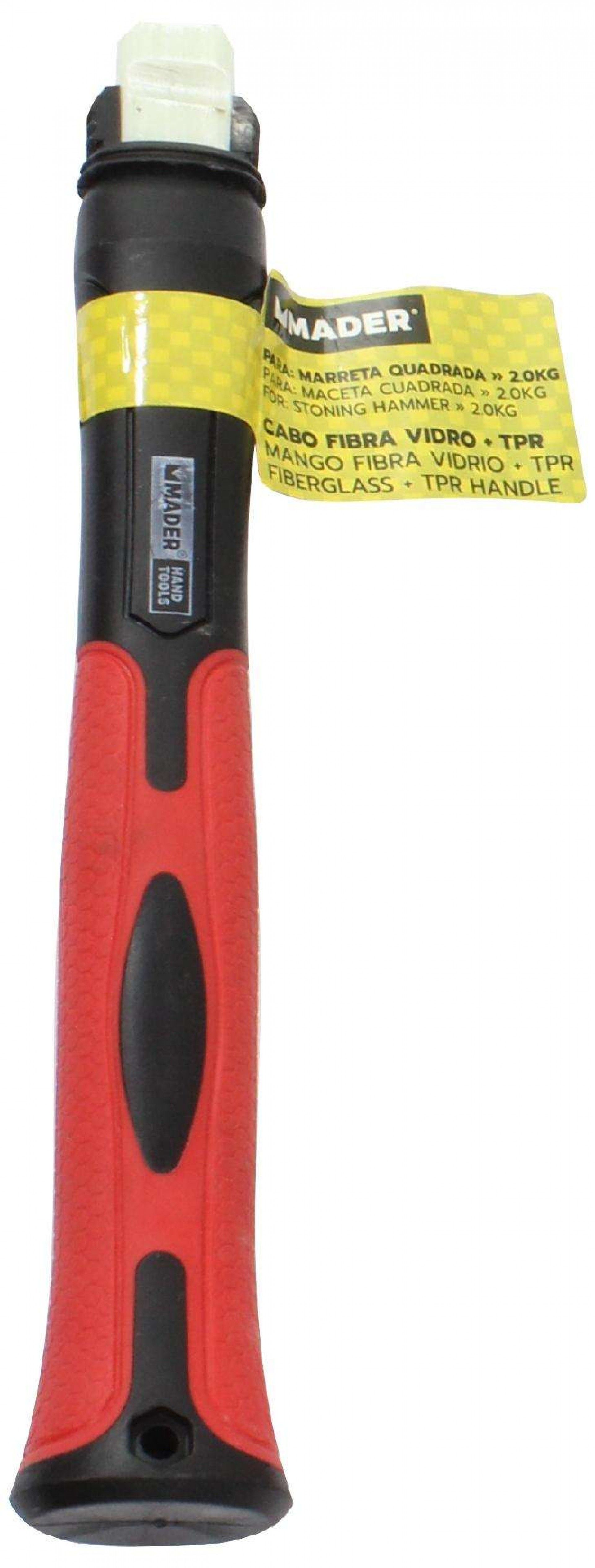 Cabo Fibra Vidro para Marreta Quadrada, TPR, 2Kg refª 61473 MADER