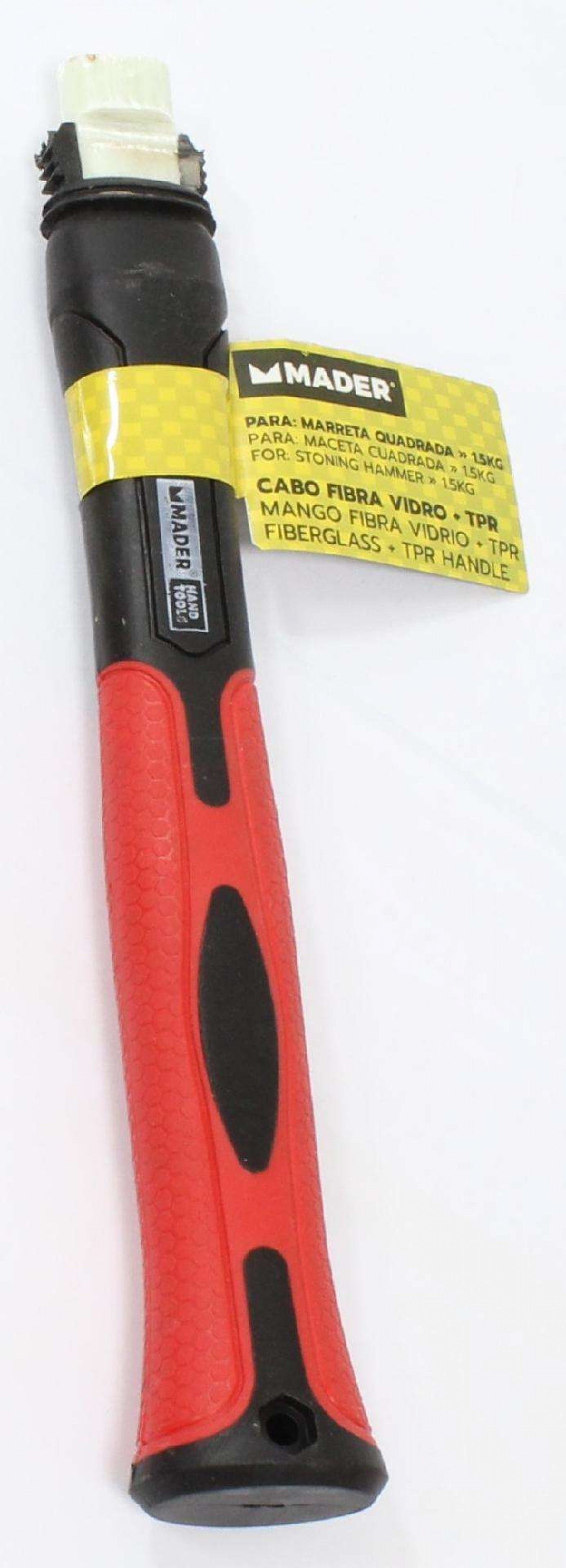 Cabo Fibra Vidro para Marreta Quadrada, TPR, 1.5Kg refª 61472 MADER