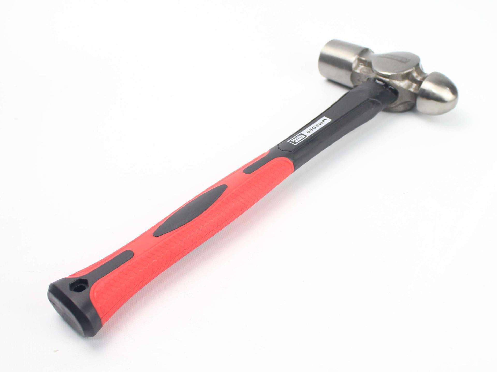 Martelo de Bola, Cabo Fibra Vidro, 1360g refª 61429 MADER