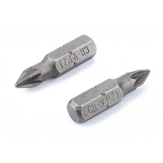 Bits Pozidriv PZ1, 25mm, 6Un ref� 61318 MADER