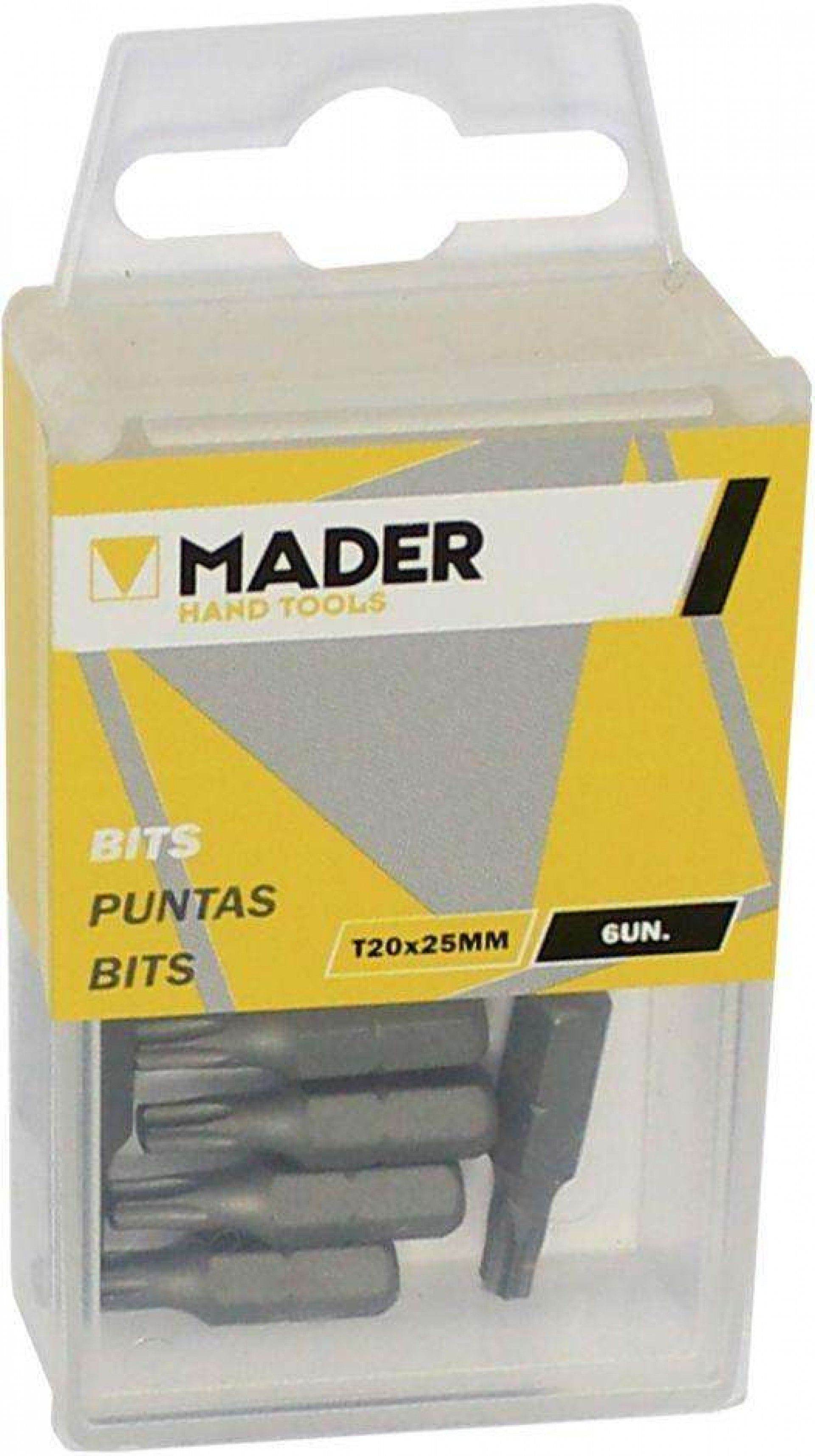 Bits Torx T20, 25mm, 6Un refª 61316 MADER