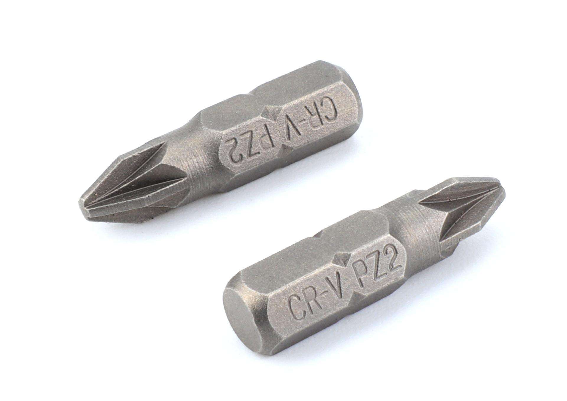 Bits Pozidriv PZ2, 25mm, 6Un refª 61319 MADER