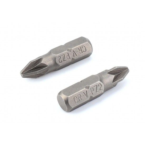 Bits Pozidriv PZ2, 25mm, 6Un ref� 61319 MADER