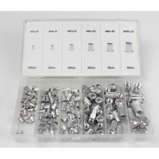 Porcas de Rebite, M3 - M10, 150Un ref 61309 MADER