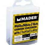 Bits Philips PH2, 50mm, 6Un ref� 61310 MADER