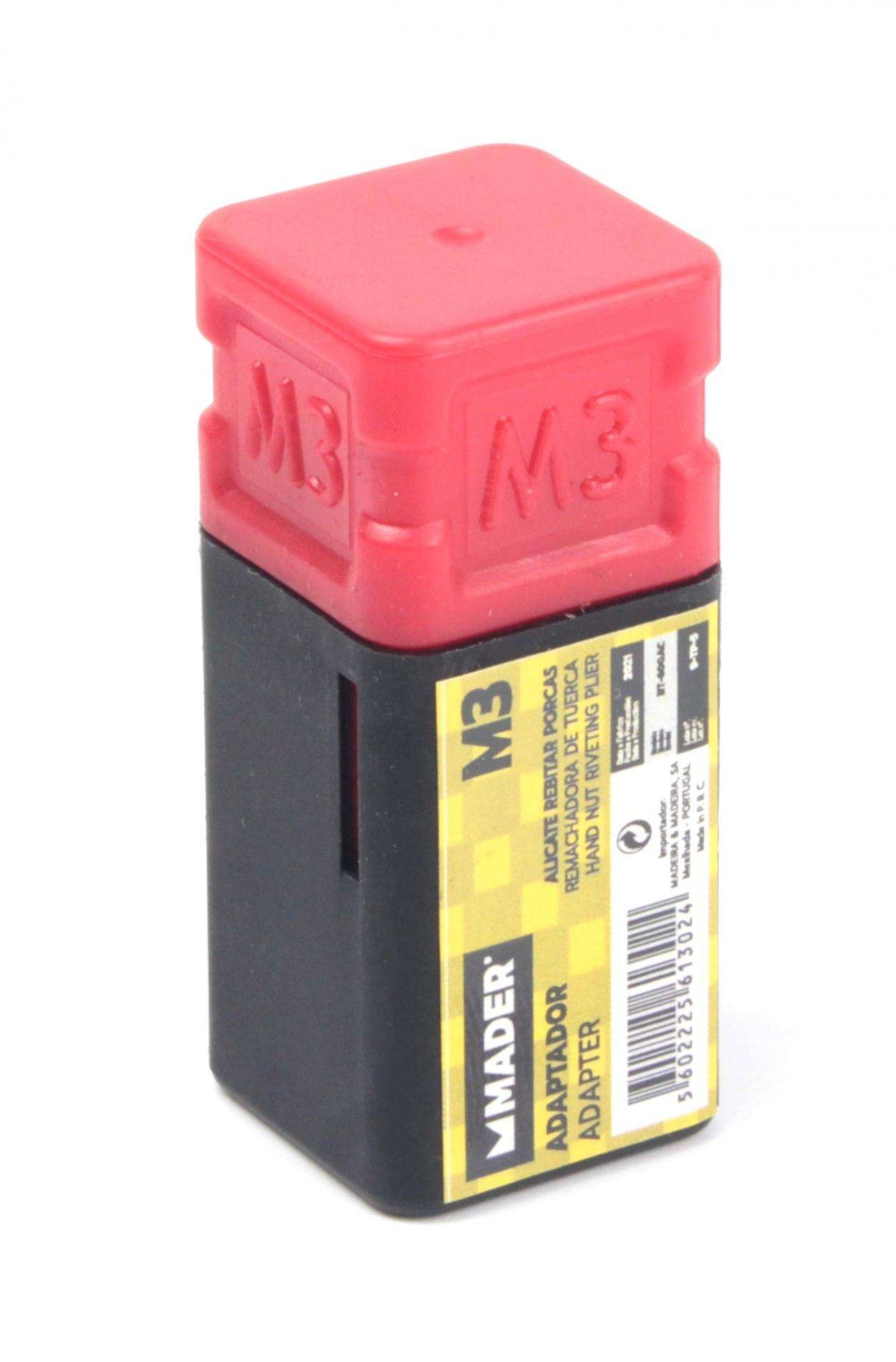 Adaptador » Alicate Rebitar Porcas, M3 refª 61302 MADER