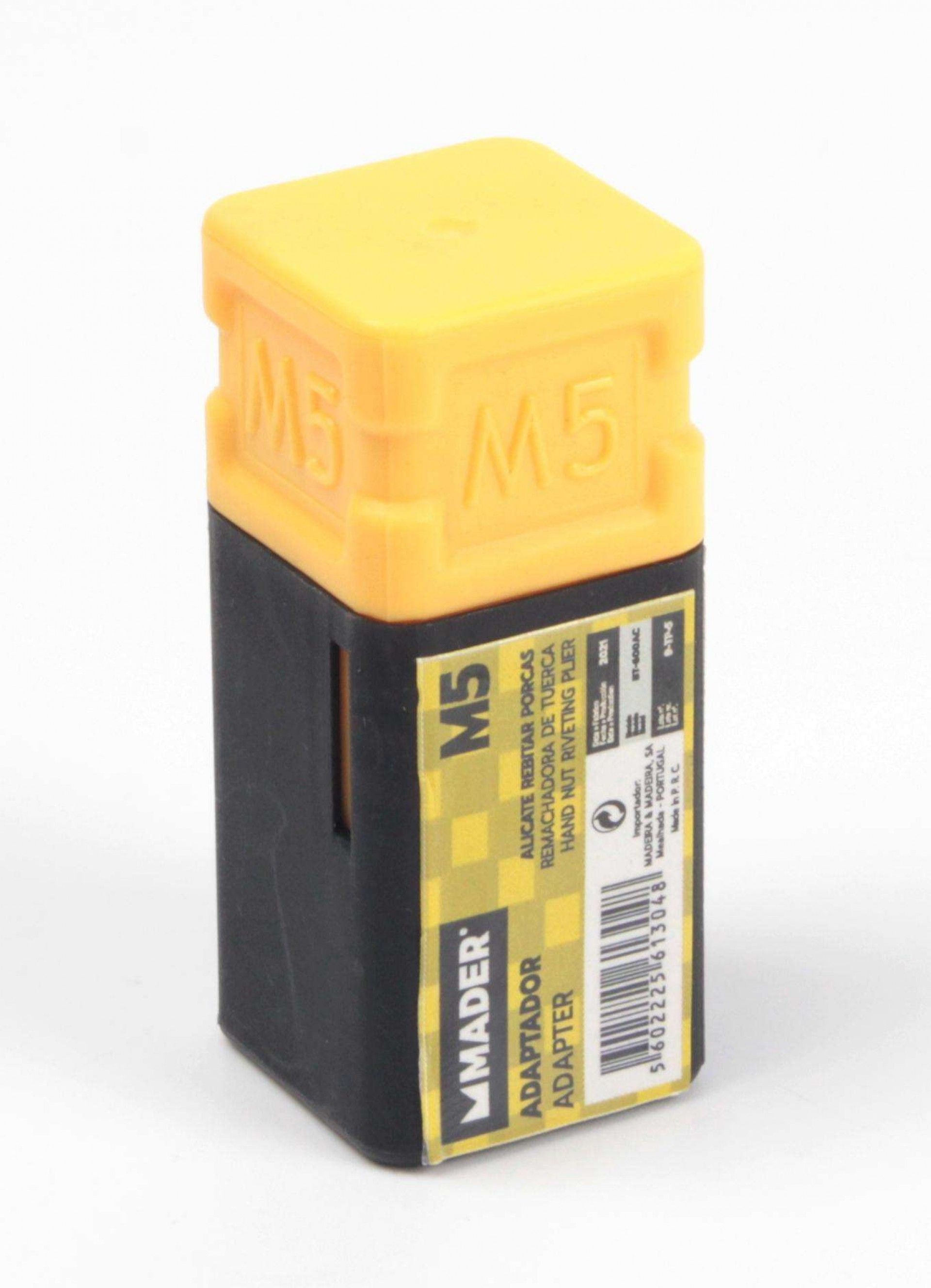 Adaptador » Alicate Rebitar Porcas, M5 refª 61304 MADER