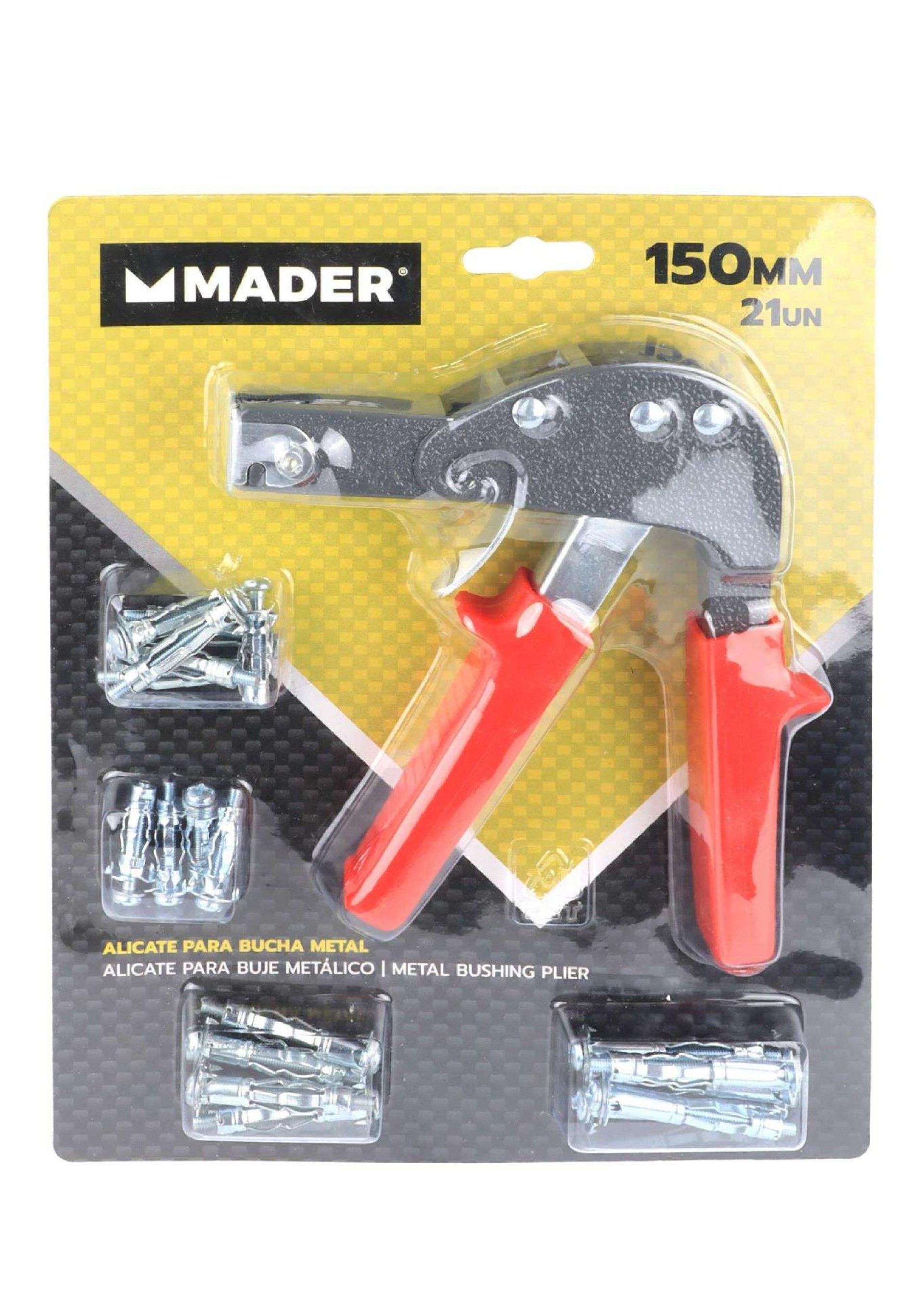 Alicate para Bucha Metal, 150mm, 21un refª 61284 MADER
